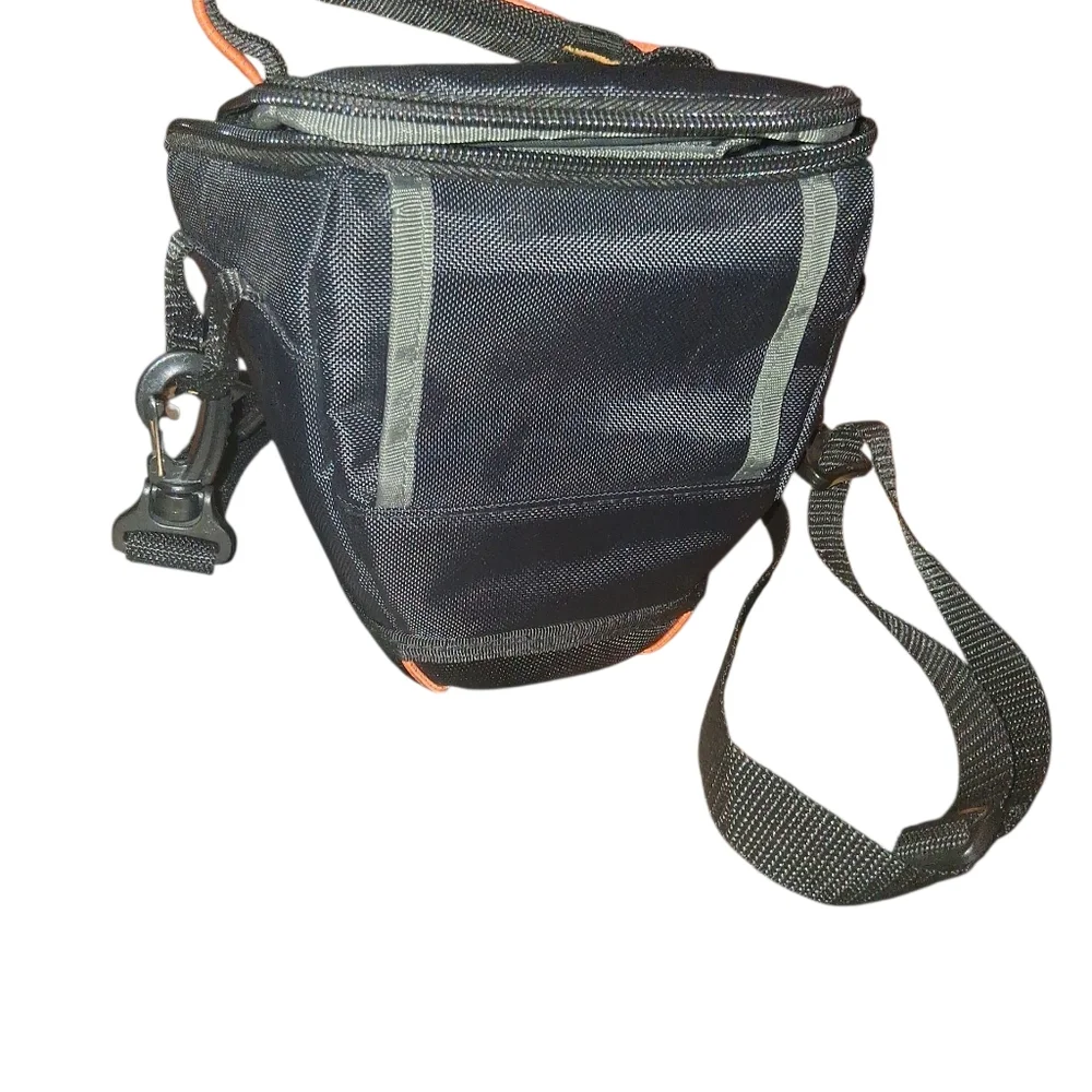 Case Logic Black and Gray Camera Bag with Orange Accents